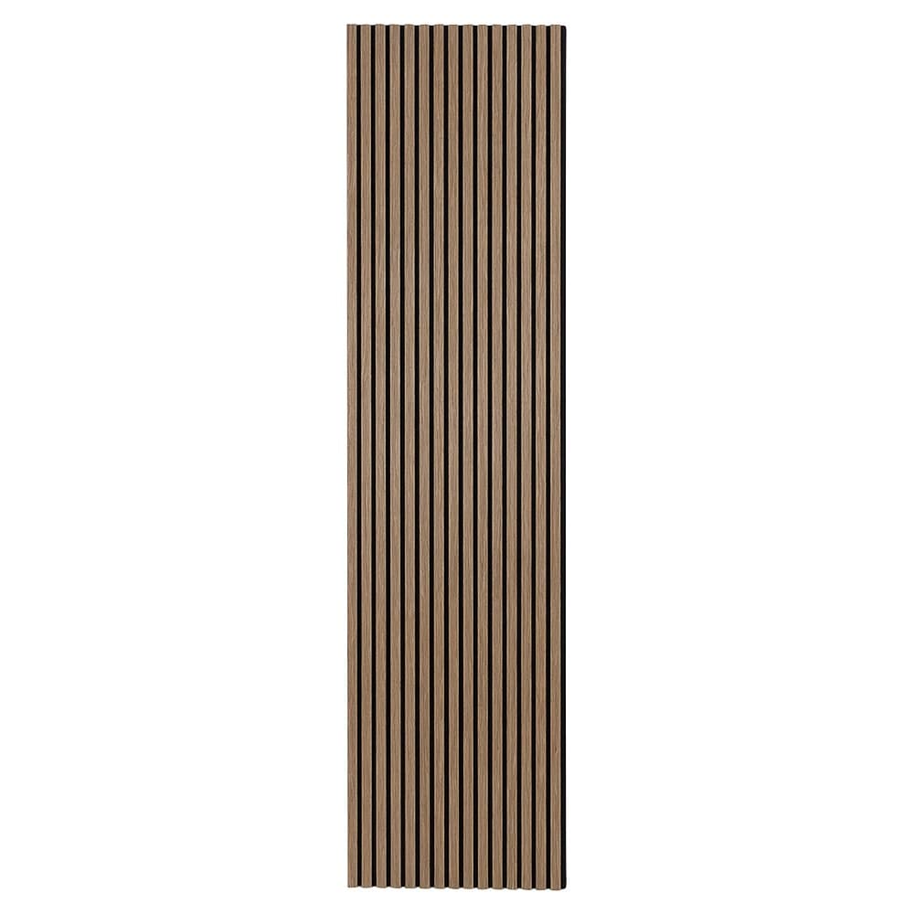 Walnut Finish Grooved Acoustic Wall Panel 23 7/8 in. x 94 1/2 in.