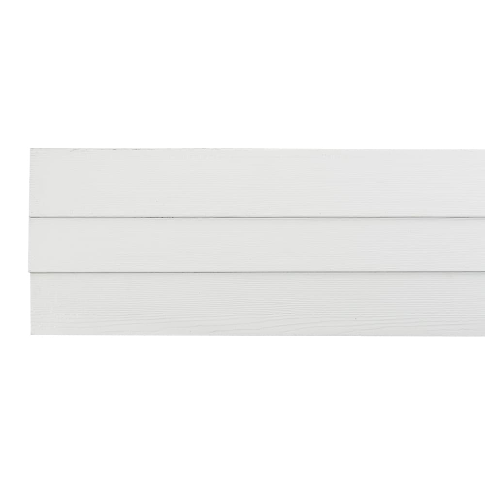 Arctic White Fibre Cement Siding 8 1/4 in. X 12 ft.