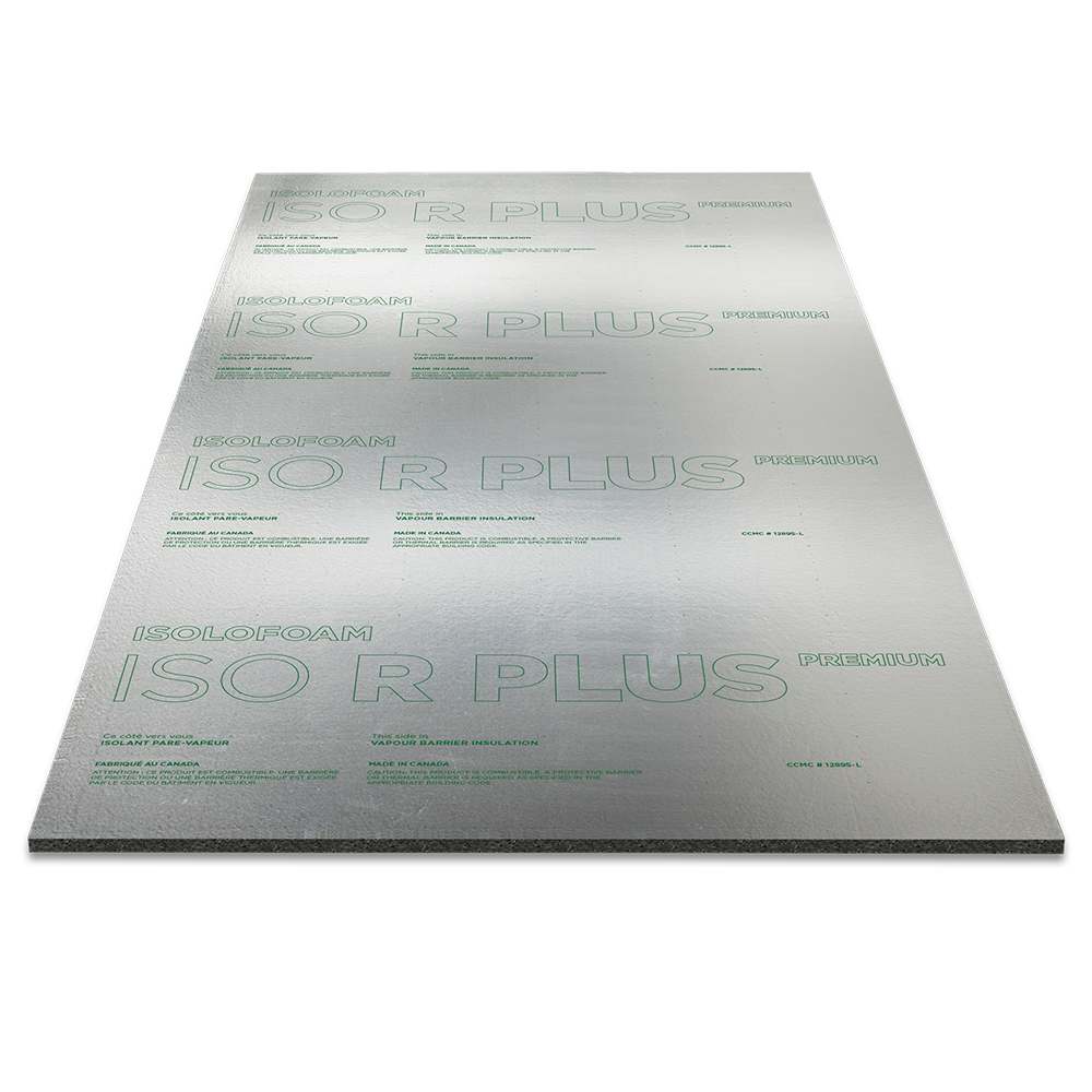Panneau isolant pare-vapeur ISO R PLUS Premium 1&nbsp;po&nbsp;x&nbsp;48&nbsp;po&nbsp;x&nbsp;97&nbsp;1/4&nbsp;po ISOLOFOAM
