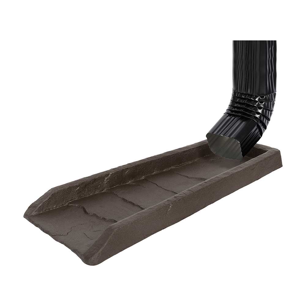 Déflecteur de descente de gouttière brun 22&nbsp;po&nbsp;x&nbsp;10&nbsp;po GARANT