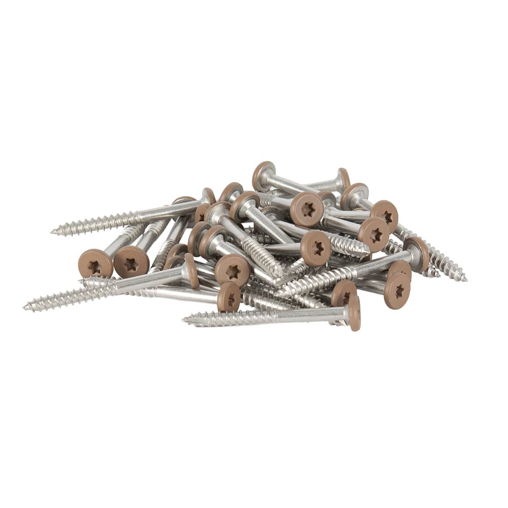 Trex Fascia Screws Toasted&nbsp;Sand 1&nbsp;7/8&nbsp;in Pkg/100