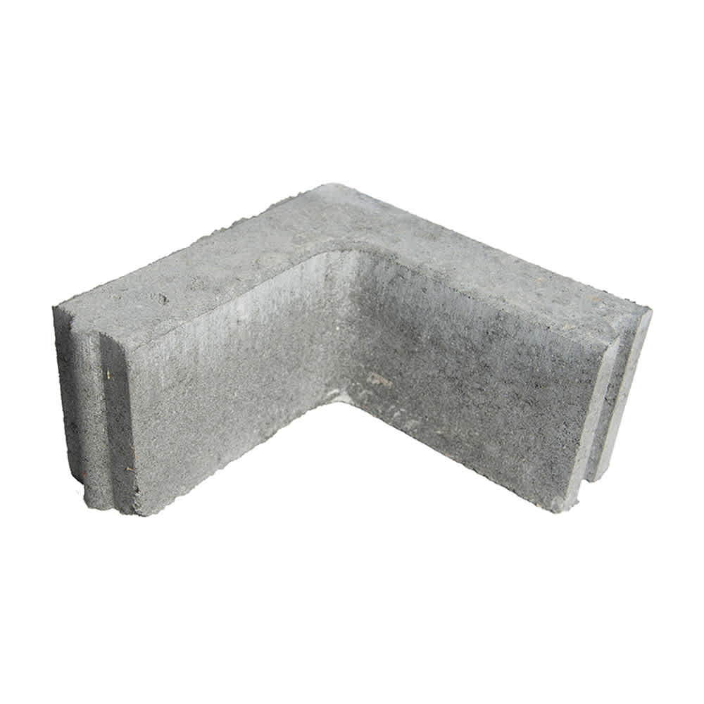 Coin 90° pour bordure universelle en béton