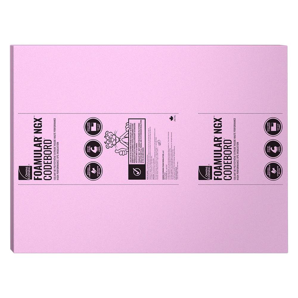 OWENS CORNING CodeBoard NGX Insulating Panel 1 1/2 in. x 4 ft. x 9 ft.