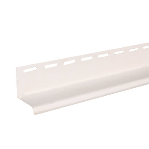 Moulure d'égouttement pour revêtement de vinyle Blanc 12 pi 6 po