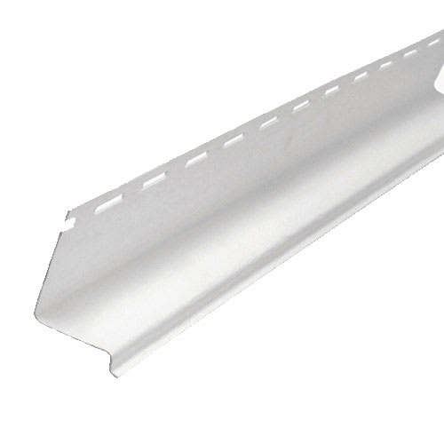 Moulure d'égouttement pour revêtement de vinyle Blanc 12 pi 6 po