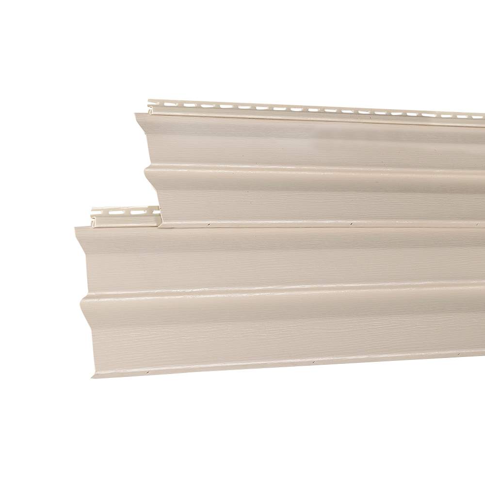 Revêtement de vinyle double 4 Colonial Sable 8 po x 12 pi 6 po