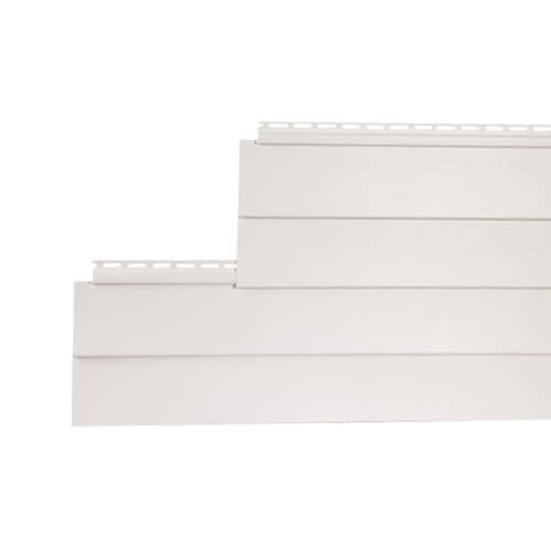 Revêtement de vinyle double&nbsp;4 Traditionnel Blanc 8&nbsp;po&nbsp;x&nbsp;12&nbsp;pi&nbsp;6&nbsp;po