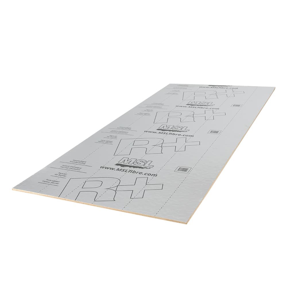 Panneau isolant et insonorisant MSL-R+ 1/2 po x 4 pi x 8 pi 1 po