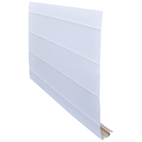 Fascia en aluminium blanc 10&nbsp;po&nbsp;x&nbsp;10&nbsp;pi