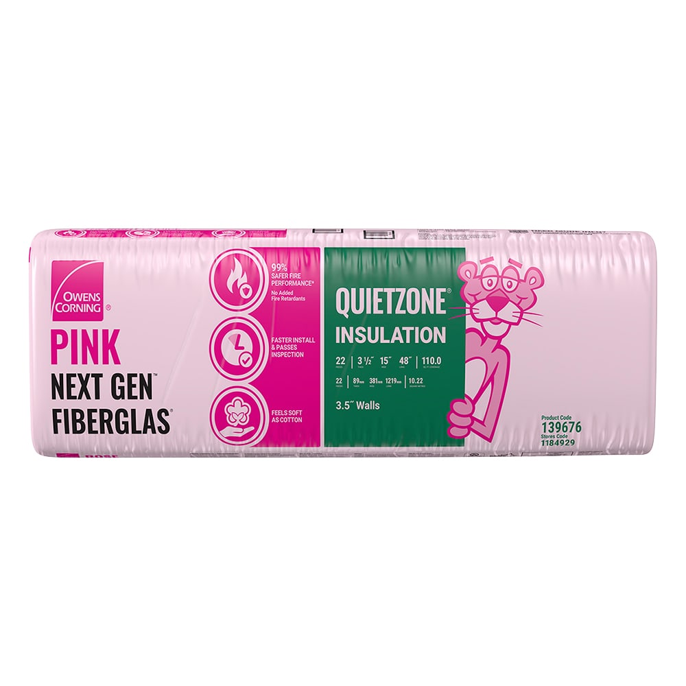 Laine insonorisante Quiétude Next Gen 3&nbsp;1/2&nbsp;po&nbsp;x&nbsp;15&nbsp;po OWENS CORNING
