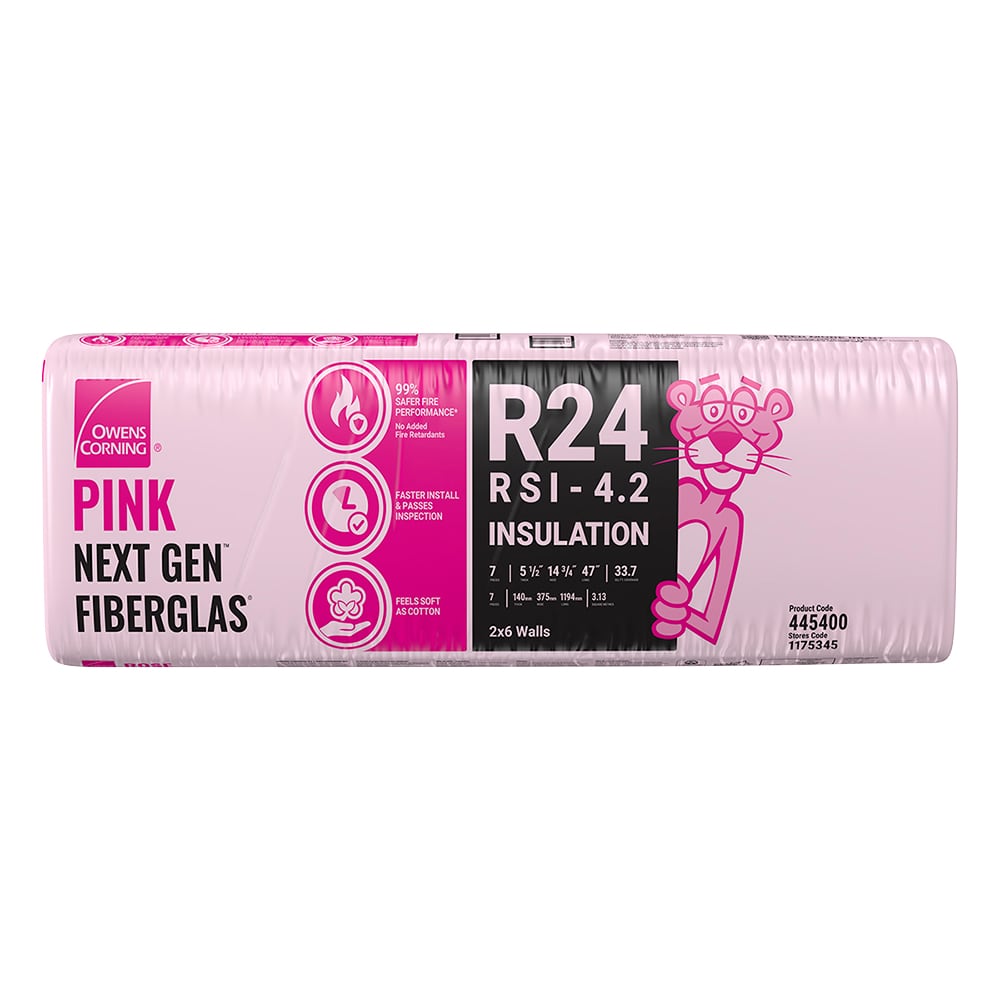 OWENS CORNING Fibreglass Next Gen R-24 Thermal Insulation 5 1/2 in. x 14 3/4 in.