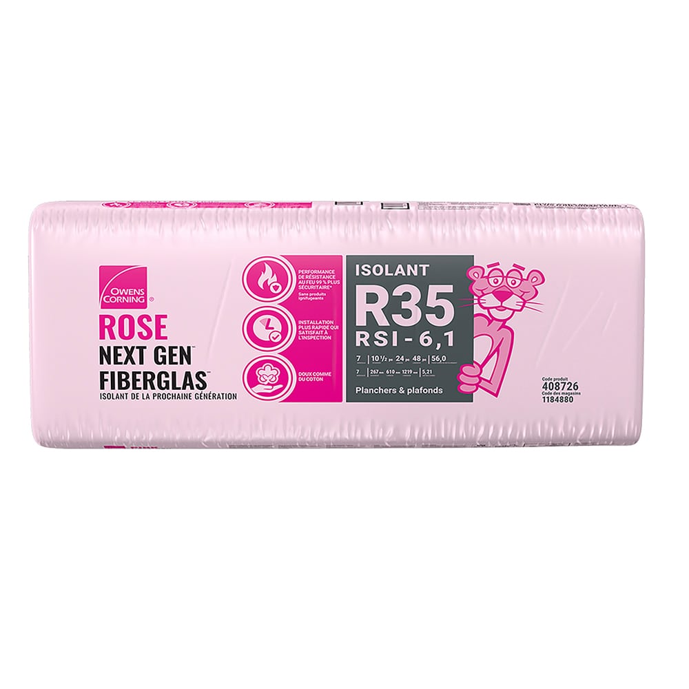 Laine isolante R-35 Next Gen Fiberglas 10&nbsp;1/2&nbsp;po&nbsp;x&nbsp;24&nbsp;po OWENS CORNING