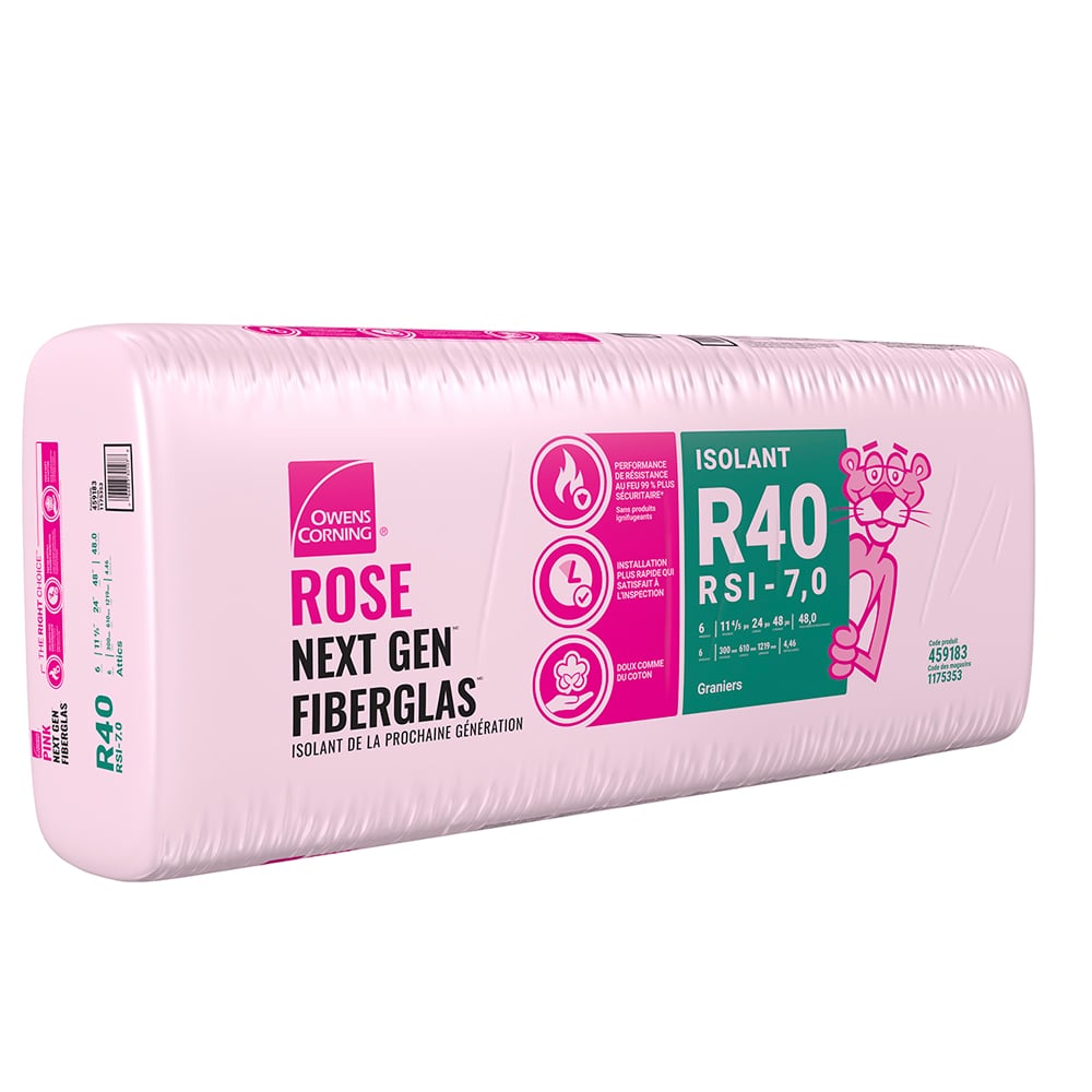 OWENS CORNING Fibreglass Next Gen R-40 Thermal Insulation 11 3/4 in. x 24 in. Jumbo