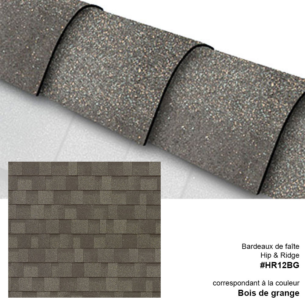 Hip & Ridge Cap Shingles Weatherwood