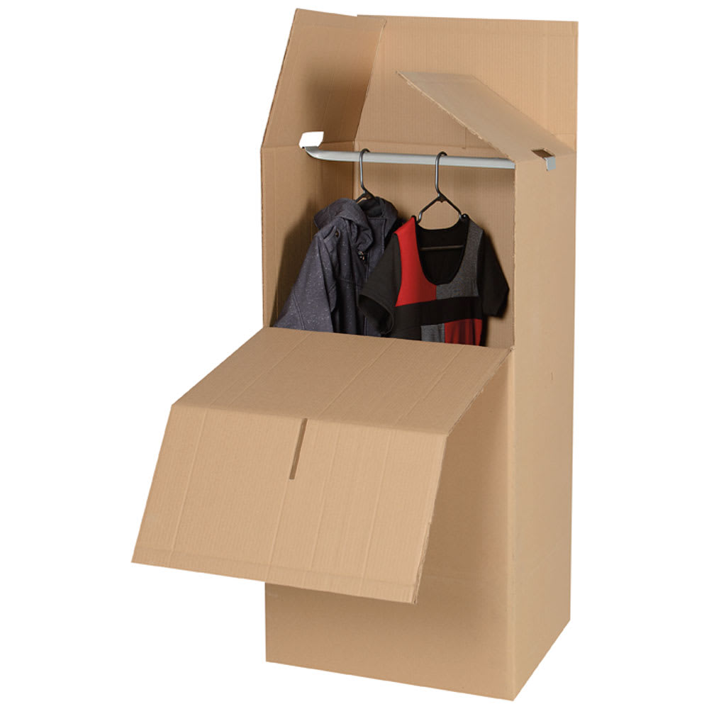 Boîte/garde-robe en carton 23&nbsp;po&nbsp;x&nbsp;47&nbsp;po