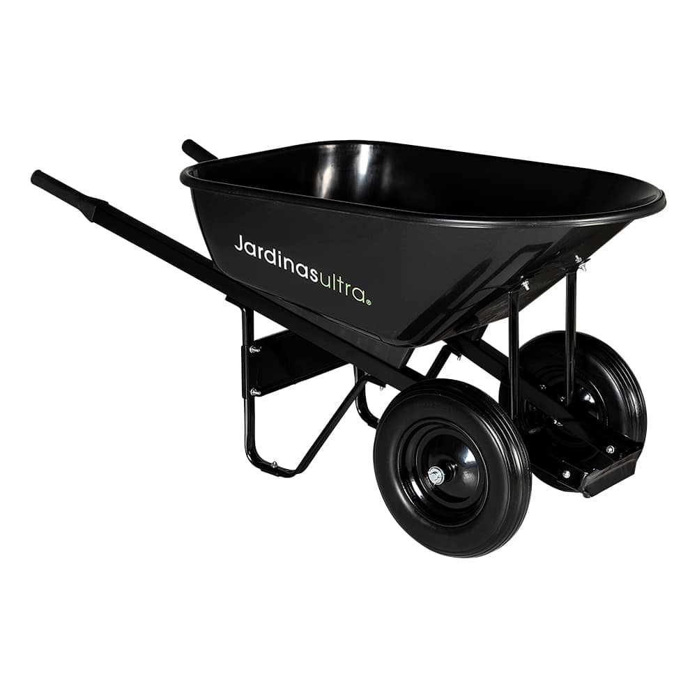 Brouette 2 roues avec cuve en poly Jardinas Ultra 6&nbsp;pi³
