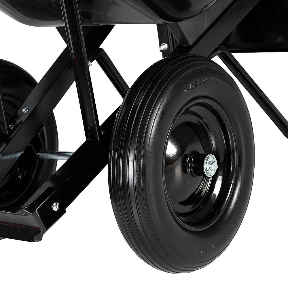 Brouette 2 roues avec cuve en poly Jardinas Ultra 6&nbsp;pi³