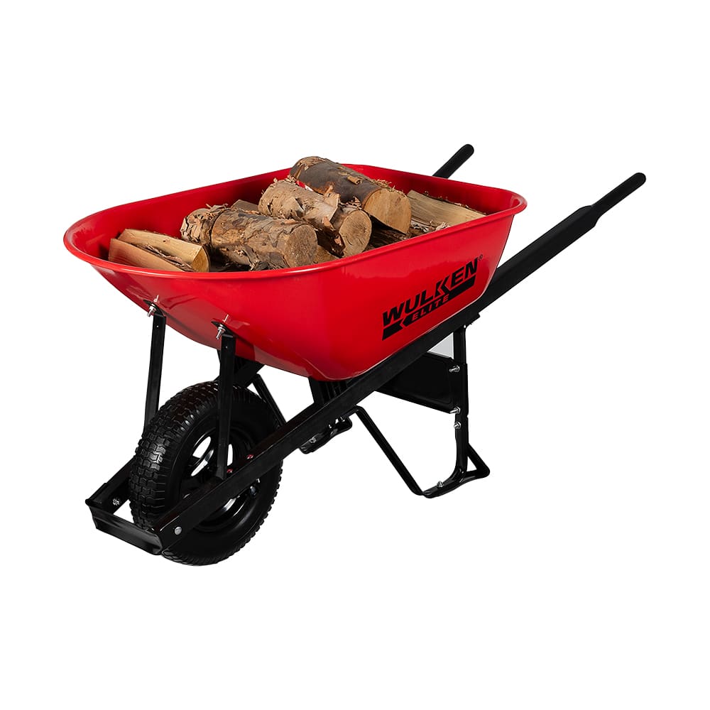 WULKEN ELITE Industrial Wheelbarrow with Steel Tray Wulken Elite 6&nbsp;ft³