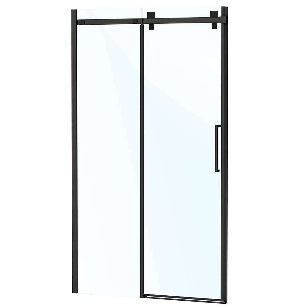 Porte de douche coulissante Alaska finition carrée noire 60&nbsp;po TASSILI SUPRA