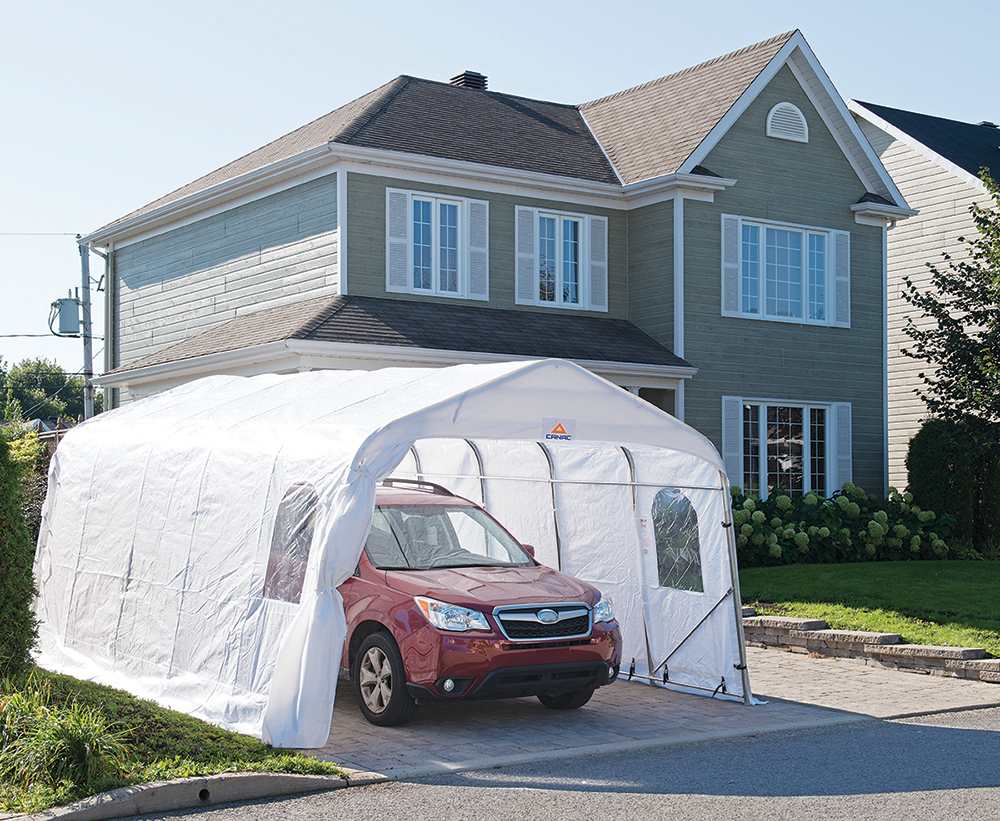 Abri d'auto simple suprême 12 pi x 24 pi (7 pi 2 po H)