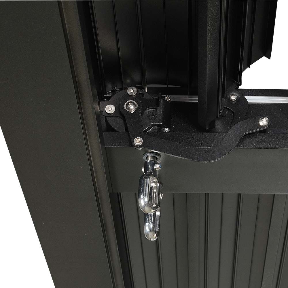 Pergola en aluminium Solis noire 10 pi x 13 pi VERTUO