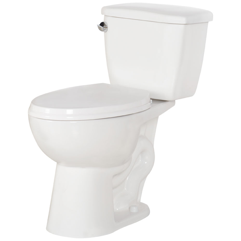 Toilette 2 pièces à simple chasse blanche Ingrid 4,8 L