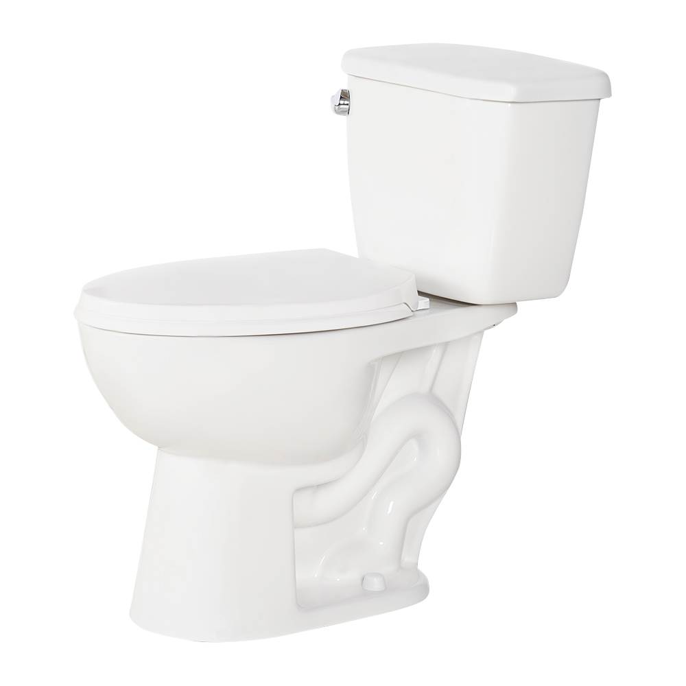 Toilette 2 pièces à simple chasse blanche Ingrid 4,8 L