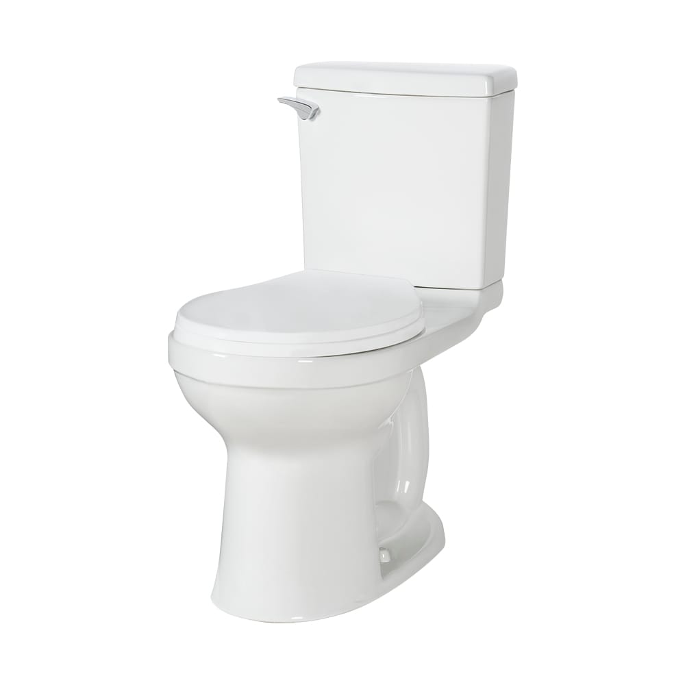 Toilette 2 pièces à simple chasse blanche Milano 4,8 L