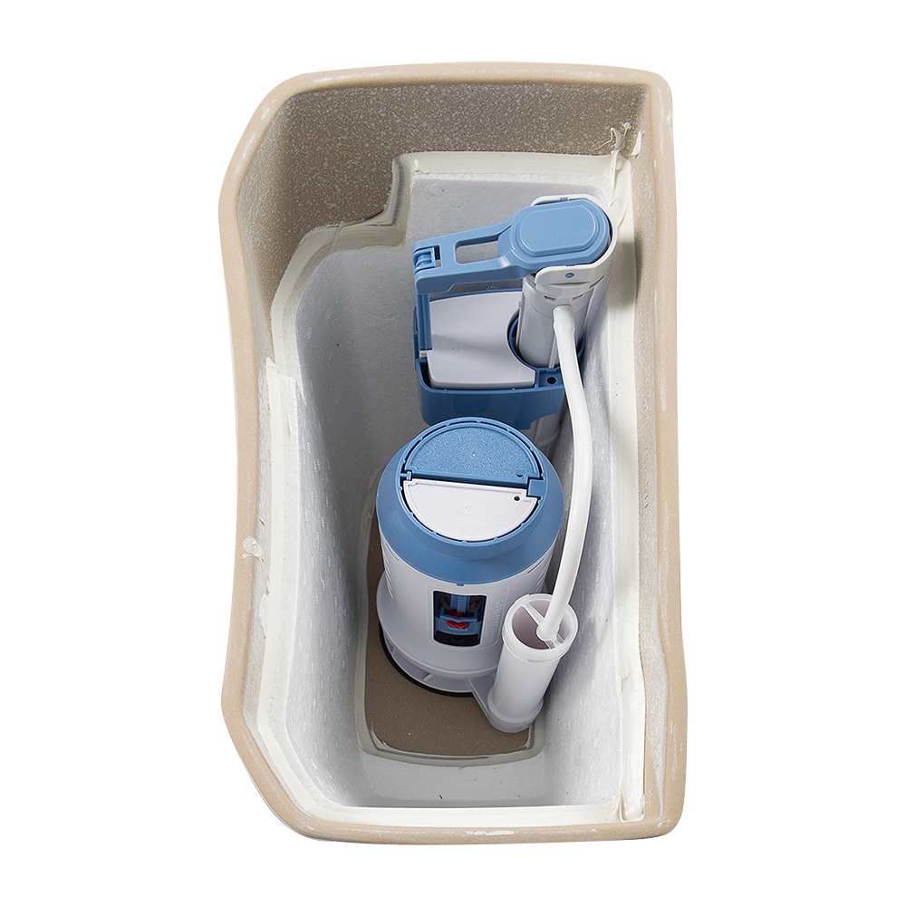 Toilette 2 pièces à double chasse blanche Stan 4 L/6 L