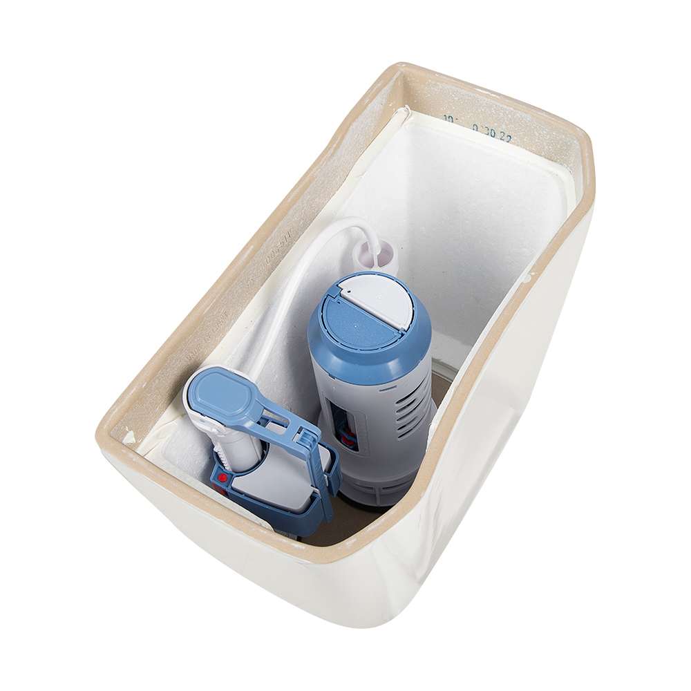 Toilette 2 pièces à double chasse blanche Stan 4 L/6 L