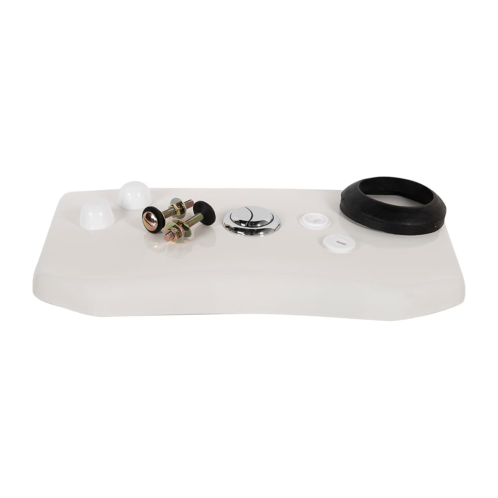 Toilette 2 pièces à double chasse blanche Stan 4 L/6 L