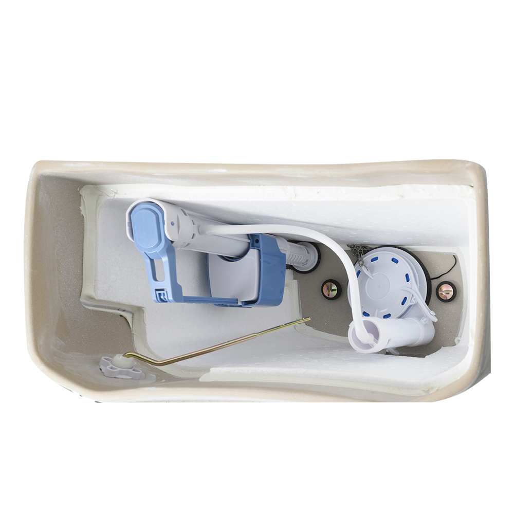 Toilette 2 pièces à simple chasse blanche Agnes 4,8 L
