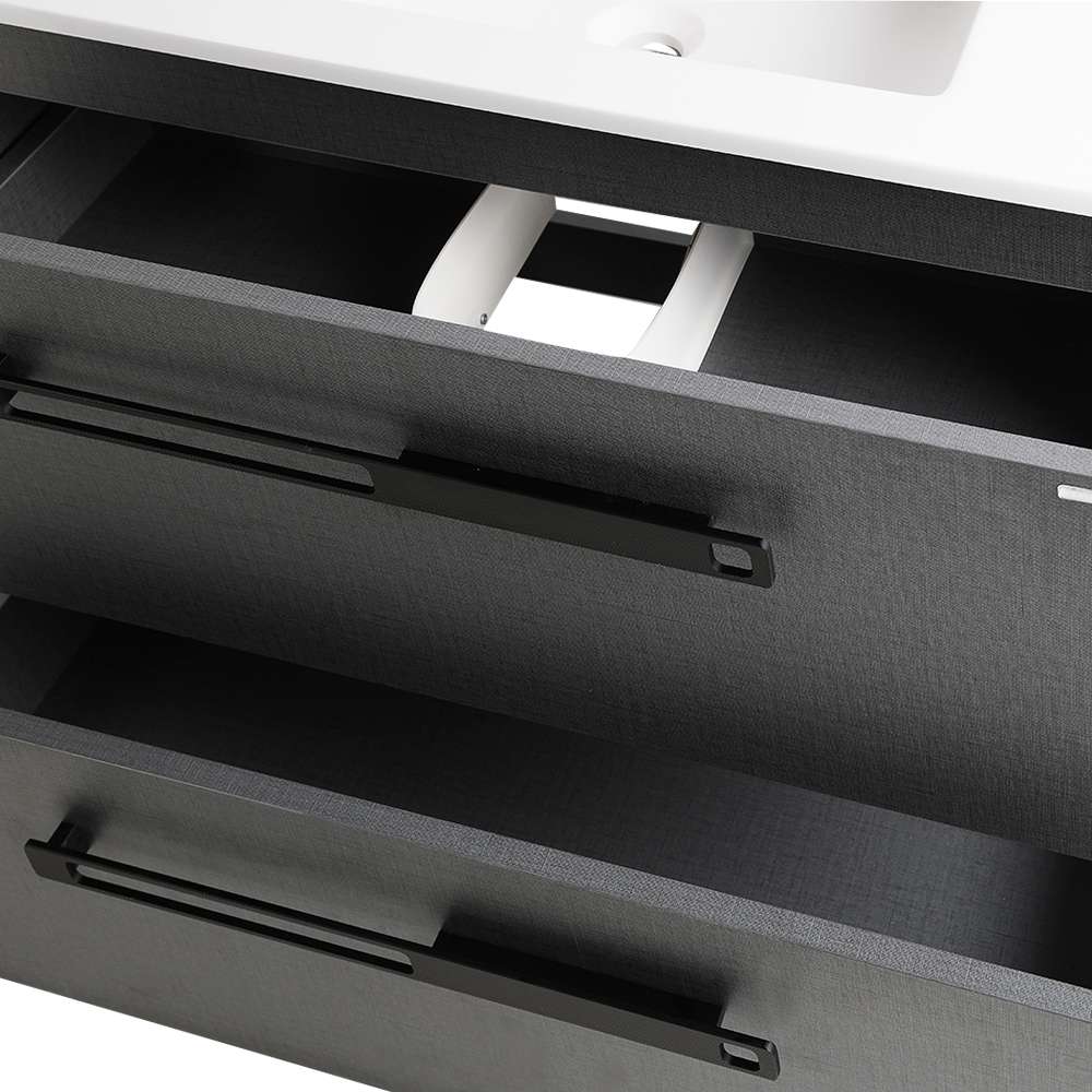 Meuble-lavabo Elina fini sergé 24 po TASSILI SUPRA