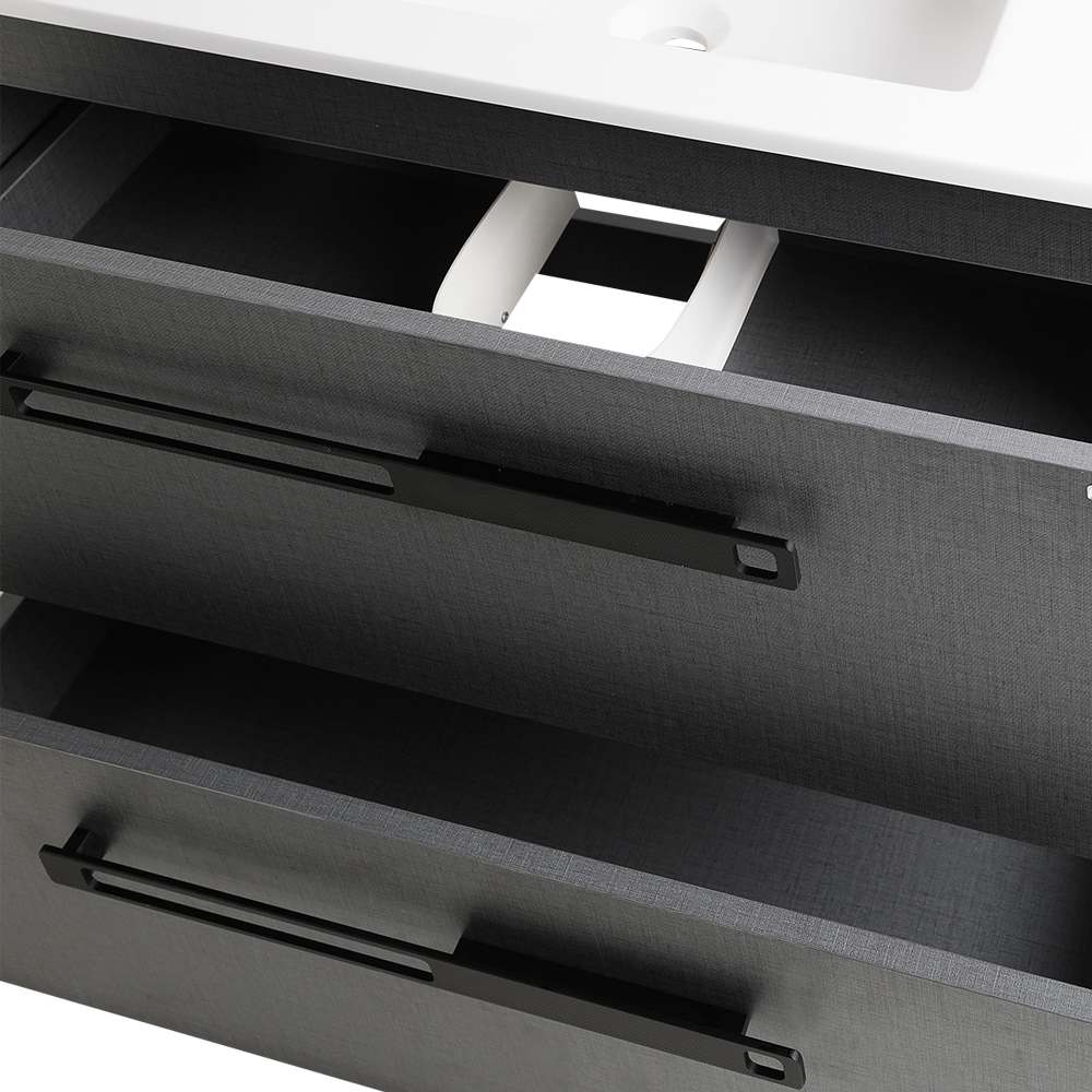 Meuble-lavabo Elina fini sergé 36 po TASSILI SUPRA