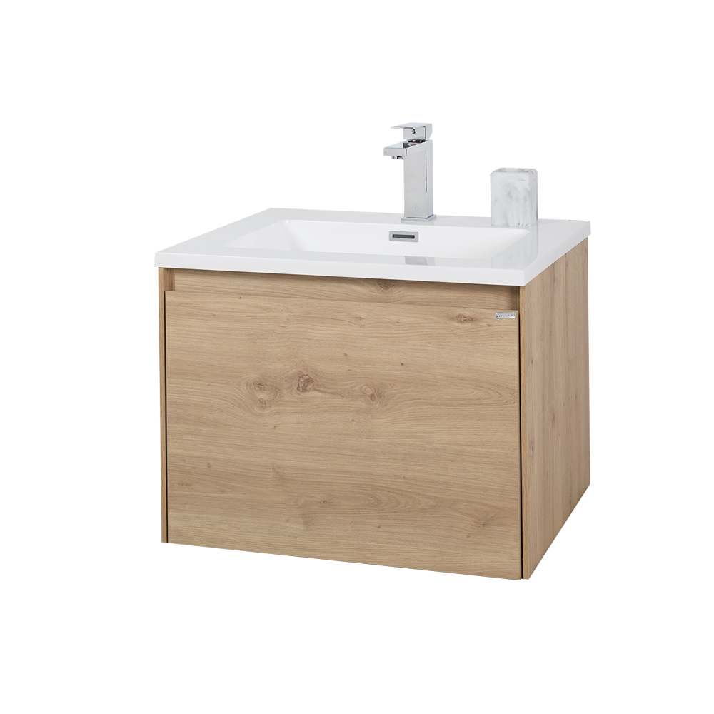 Meuble-lavabo Leona fini naturel 24 po TASSILI SUPRA