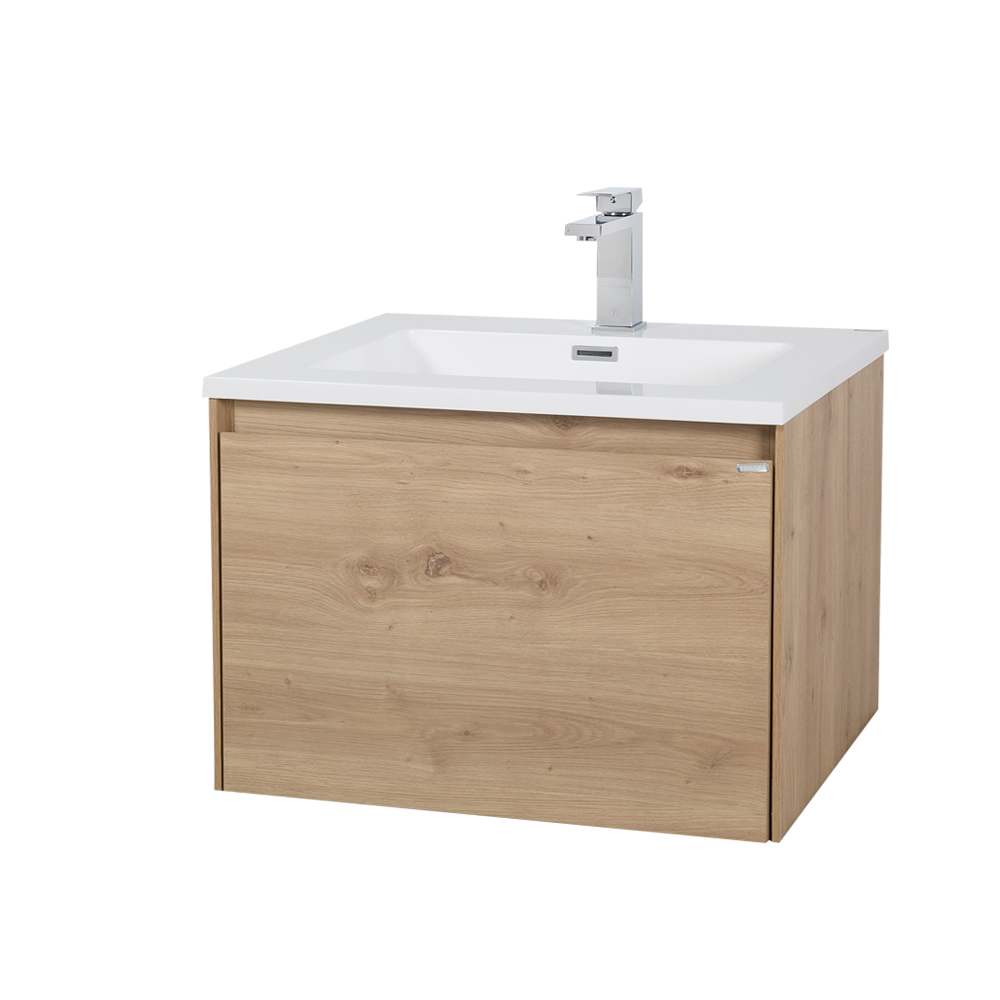 Meuble-lavabo Leona fini naturel 30 po TASSILI SUPRA