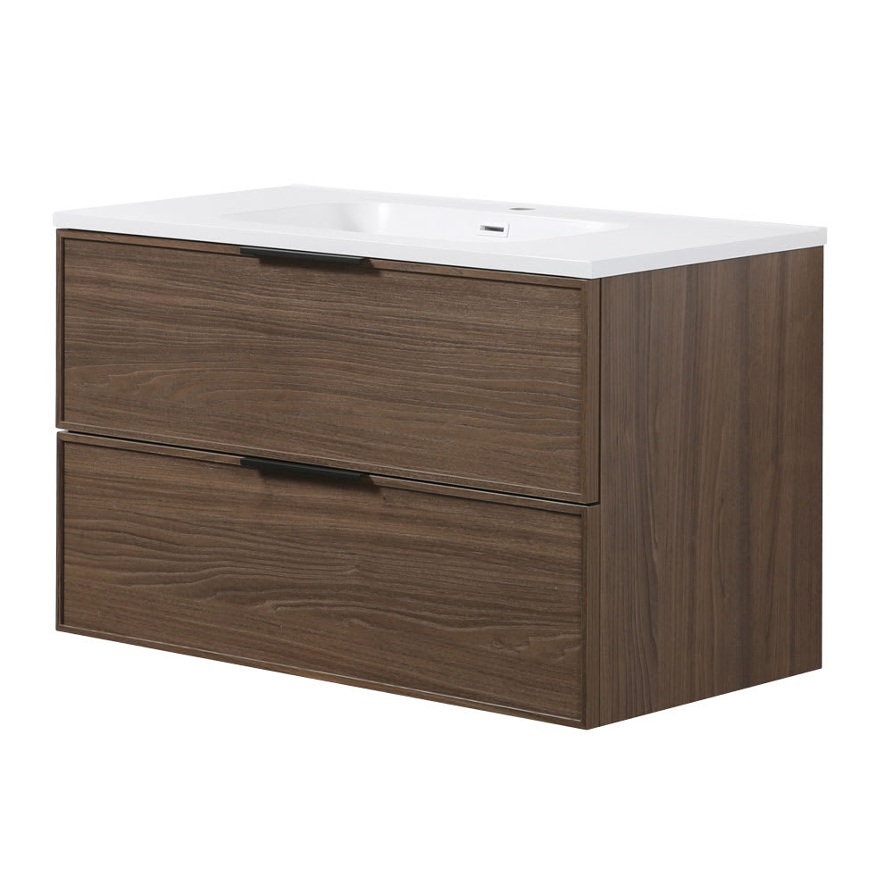 Meuble-lavabo Abygaelle fini noyer 32 po TASSILI SUPRA