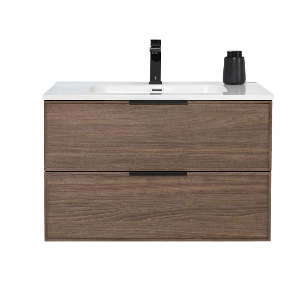 TASSILI SUPRA Abygaelle Vanity Walnut Finish 30 in.