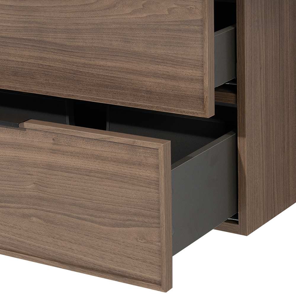 TASSILI SUPRA Abygaelle Vanity Walnut Finish 30 in.