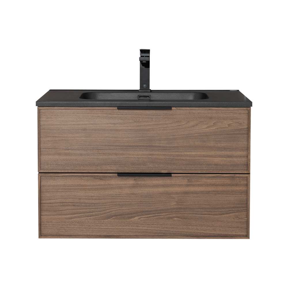 Meuble-lavabo Abygaelle fini noyer 32 po TASSILI SUPRA