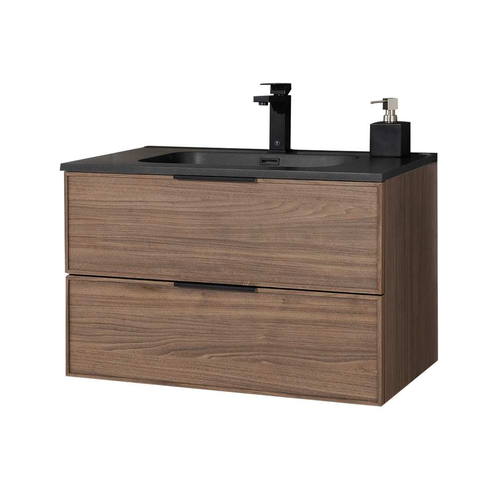 Meuble-lavabo Abygaelle fini noyer 32 po TASSILI SUPRA