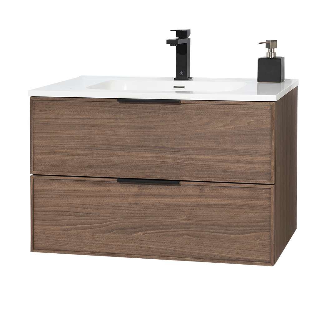 Meuble-lavabo Abygaelle fini noyer 36 po TASSILI SUPRA