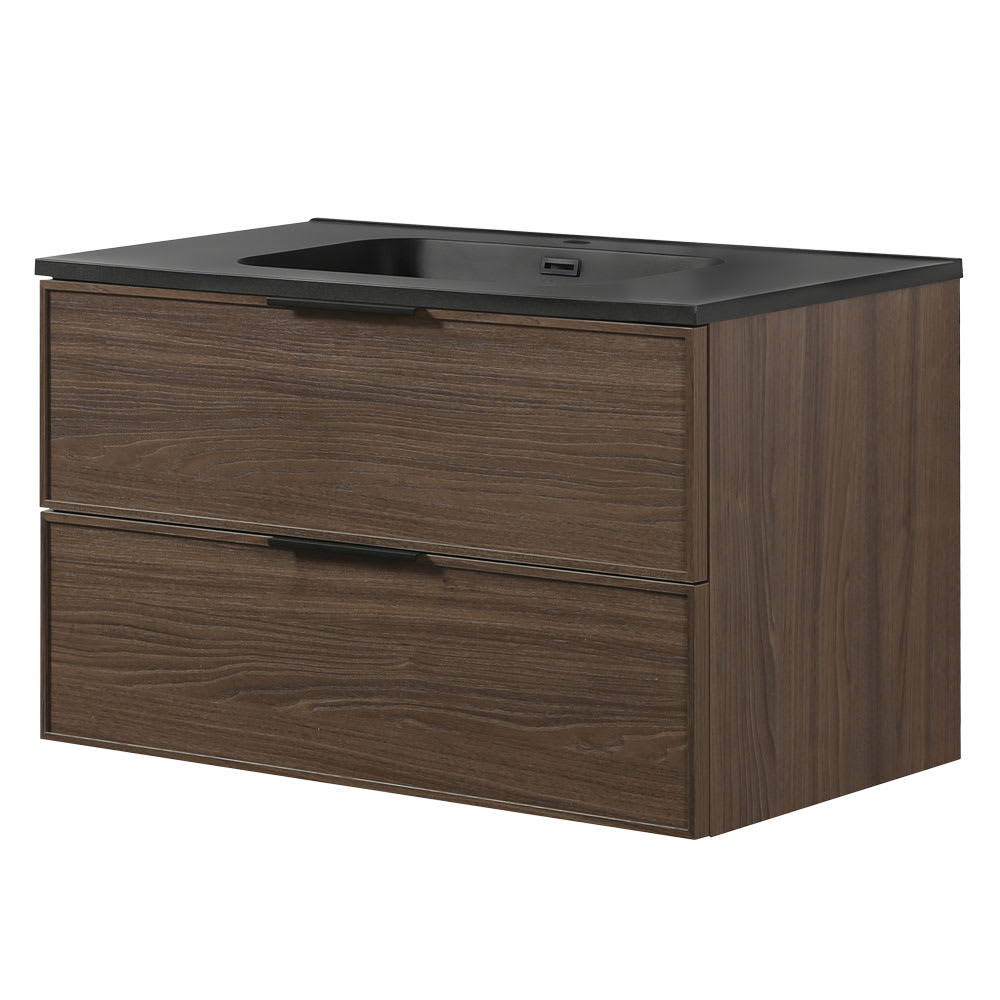 Meuble-lavabo Abygaelle fini noyer 36 po TASSILI SUPRA