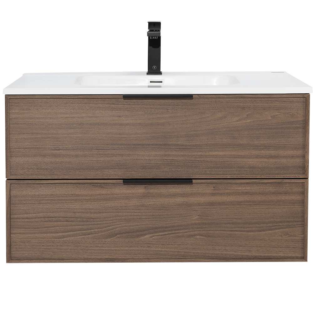 TASSILI SUPRA Abygaelle Vanity Walnut Finish 40 in.