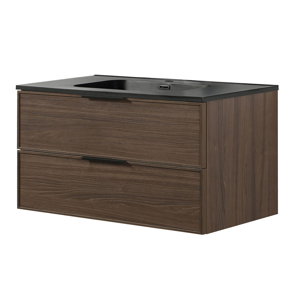 Meuble-lavabo Abygaelle fini noyer 40 po TASSILI SUPRA