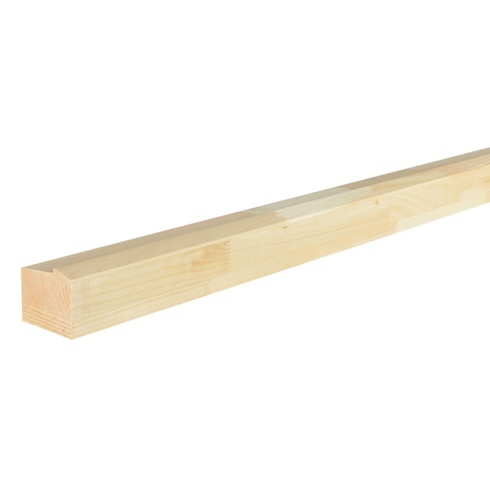 Jointed Pine Outdoor Rail 8 ft.