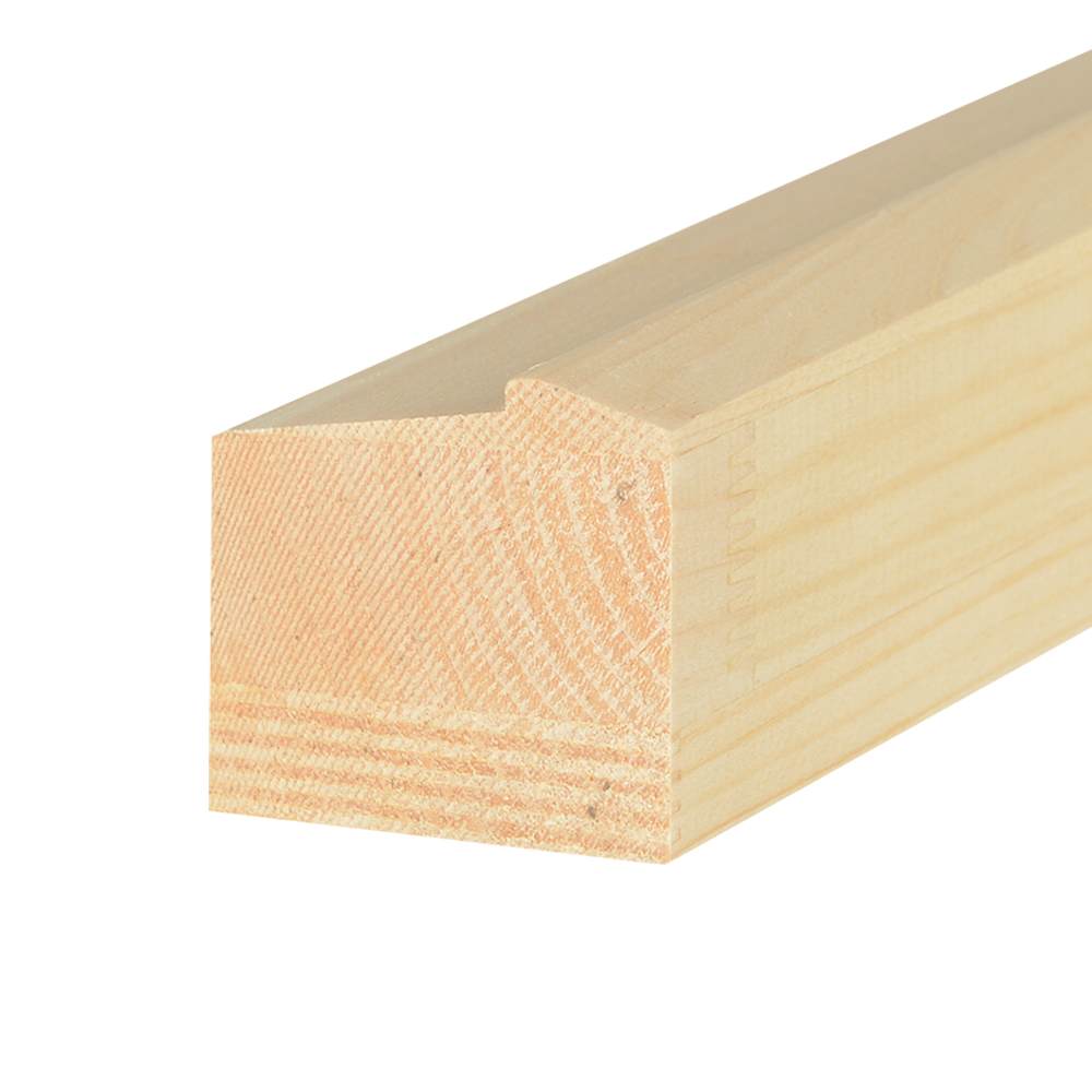 Lisse d'extérieur en pin jointé 8 pi