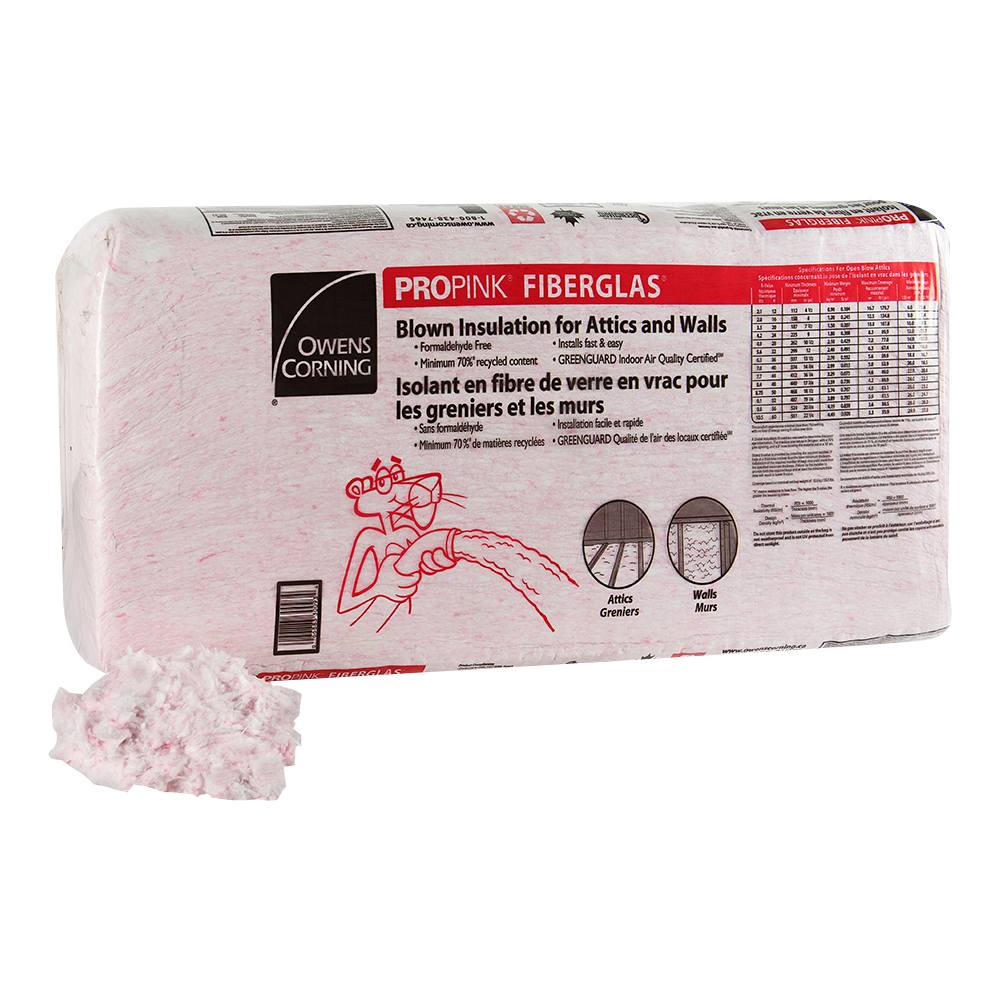 OWENS CORNING Propink Fibreglass Blow-In Insulation 33.1 lb
