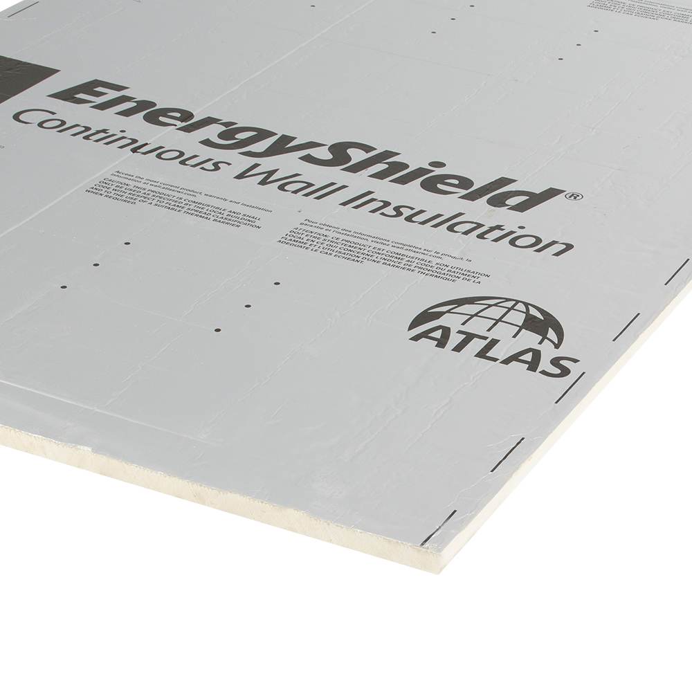 Polyisocyanurate Insulation Panel (2-Side Aluminum) 1/2 in. x 4 ft. x 8 ft.