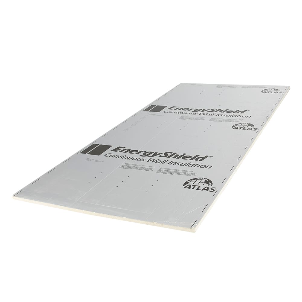 Panneau isolant polyiso aluminium 2 côtés 1 po x 4 pi x 9 pi